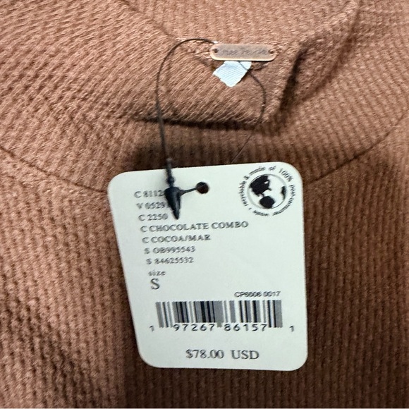 NEW FREE PEOPLE Switch It Up Thermal Top Size S - Picture 4 of 5